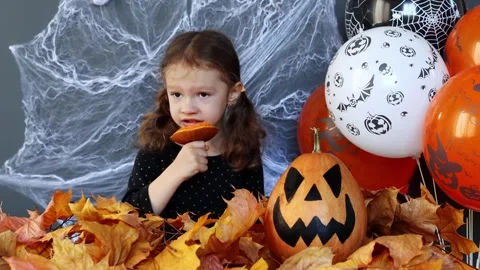 Halloween's holiday attributes Stock Footage 251579730