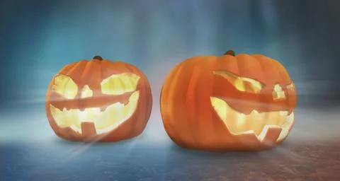 Halloweentwobackground Stock Illustration