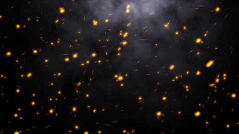 Hallowen Firefly Particles Background Stock Footage 288643930