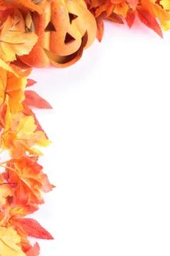 Hallowen frame Stock Photos