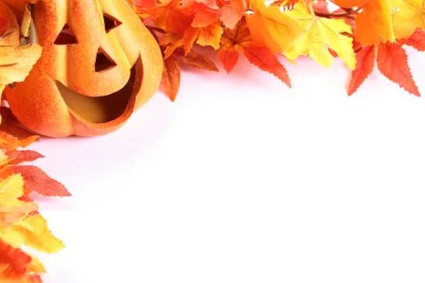 Hallowen frame Stock Photos