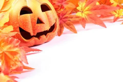 Hallowen frame Stock Photos