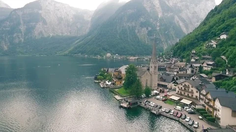 Hallstatt Aerial 動画素材 69722859