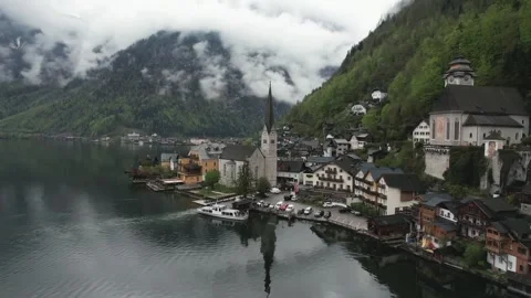 Hallstatt, Austria Stock Footage 247370325