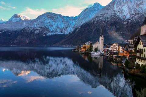 Hallstatt Austria 写真素材