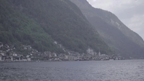 Hallstatt Austria slog Stock Footage 129402196