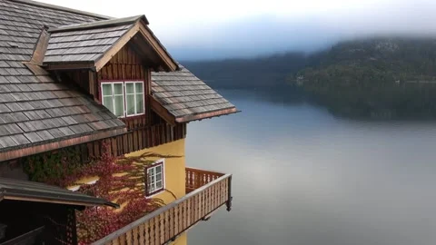 Hallstatt city view Stock Footage 97779822