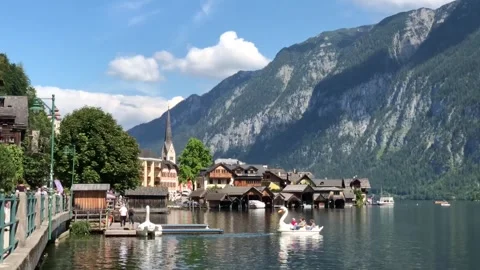 Hallstatt Timelapse Stock Footage 205370276