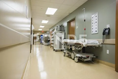 Hallway In Hospital Ward