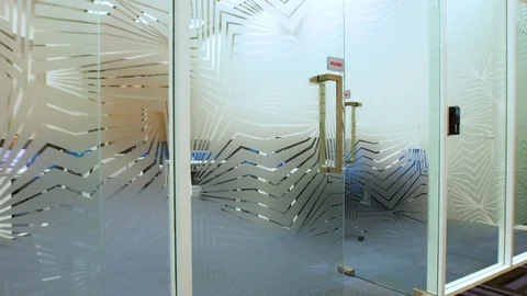 Hallway in office Stock Footage 89577680