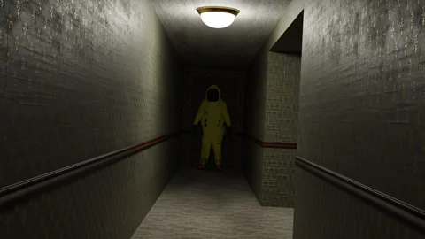 Hallway to Surrealness Stock Footage 248334200