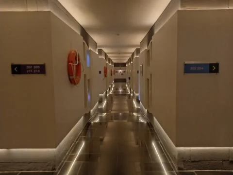 Hallway view  Foto stock