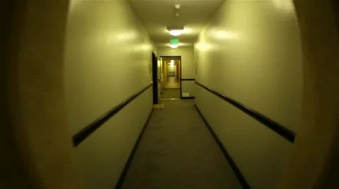 Hallway Walk 01 HD 스톡 동영상 20447929