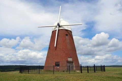 Halnaker Mill is a four stor.. Stock Photos