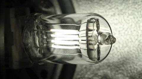 Halogen bulb studio lighting Stockbeeldmateriaal 60369185