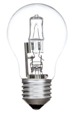 Halogen light bulb Stock Photos