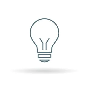 Halogen lightbulb icon Stock Illustration