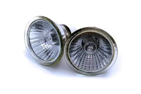 Halogen reflector lamp Stock Photos
