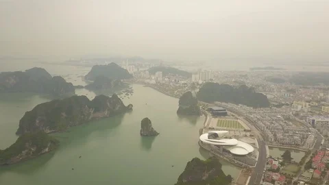 Halong Bay Stock Footage 128284121