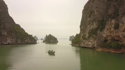 Halong Bay Stock Footage 128284492