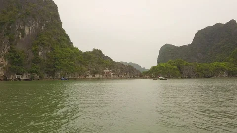Halong Bay Stock Footage 128284496