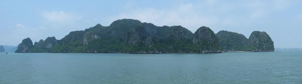 Halong Bay, Panorama Stock Photos