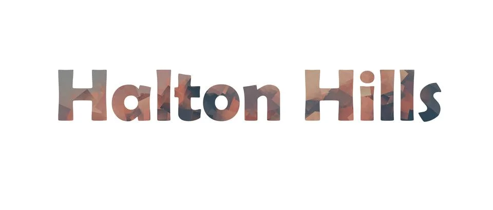 Halton Hills Stock Illustration