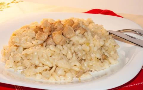 Halusky with a cabbage Stock Photos