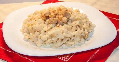 Halusky with a cabbage Foto stock