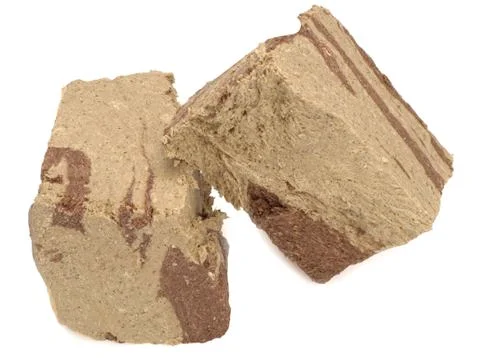 Halva on White Background Stock Photos