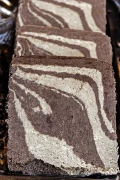 Halvah pieces Stock Photos