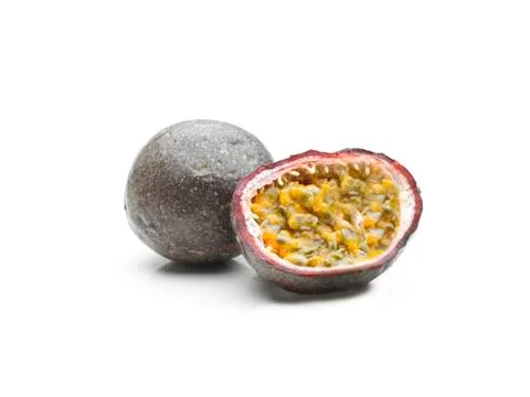Halved Passion Fruit Stock Photos