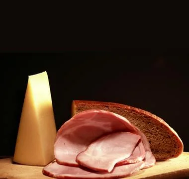 Ham and cheese Stock Photos