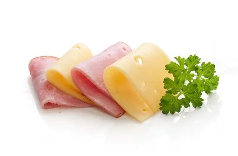 Ham and cheese Stock Photos