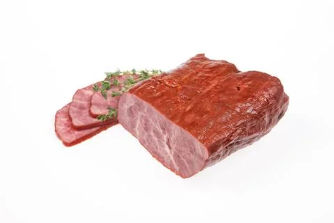 Ham And Greenery Stock Photos