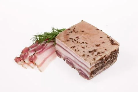 Ham And Greenery Stock Photos