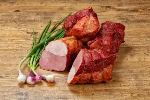 Ham And Onion Stock Photos