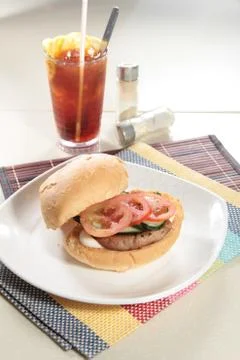 Ham burger Stock Photos