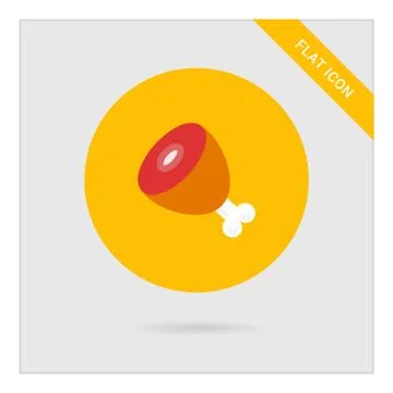 Ham icon Stock Illustration