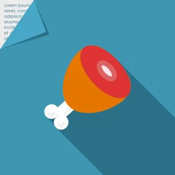 Ham icon Stock Illustration