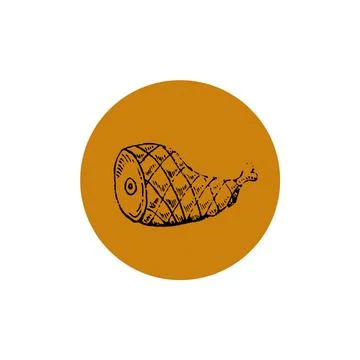 Ham Stock Illustration