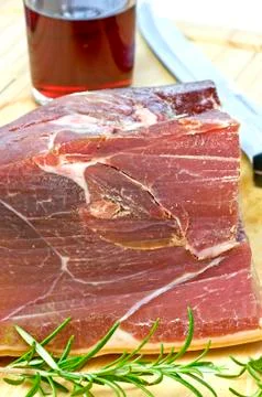 Ham of italy Stock Photos