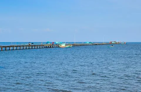 Ham Ninh pier Stock Photos