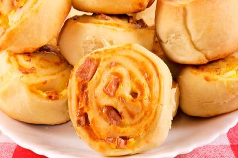 Ham pastry Stock Photos