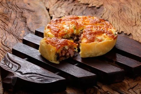 Ham Pie / Pie Stuffed Foto stock