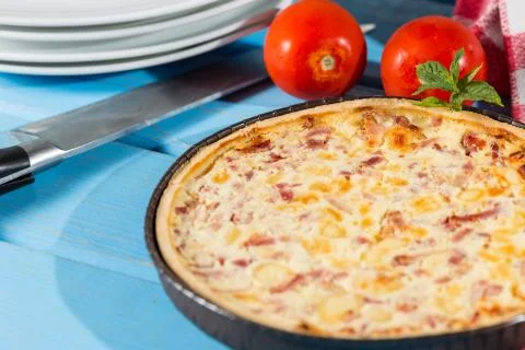 Ham quiche Stock Photos