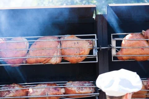 Ham roast to pin Foto stock
