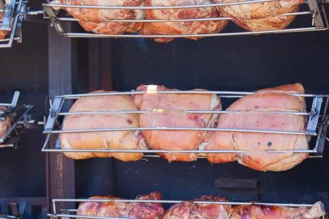 Ham roast to pin Stock Photos