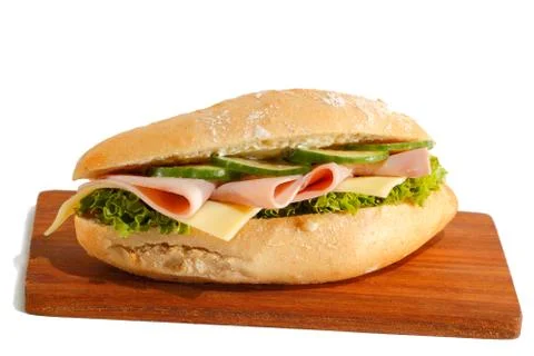 Ham roll Stock Photos