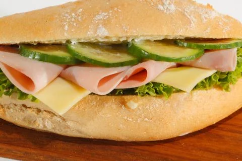 Ham roll Stock Photos